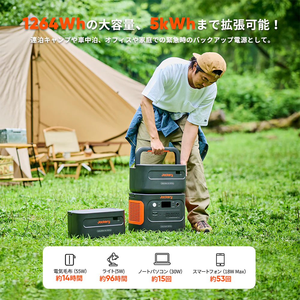 Jackery ポータブル電源 1000 Plus - Image 3