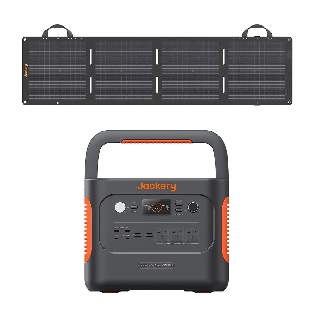 Jackery Solar Generator 1000 Plus 100 Mini ポータブル電源 ソーラーパネル セット - Image 14