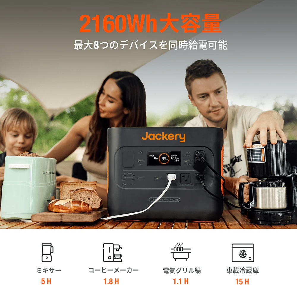 Jackery ポータブル電源 2000 Pro - Image 2