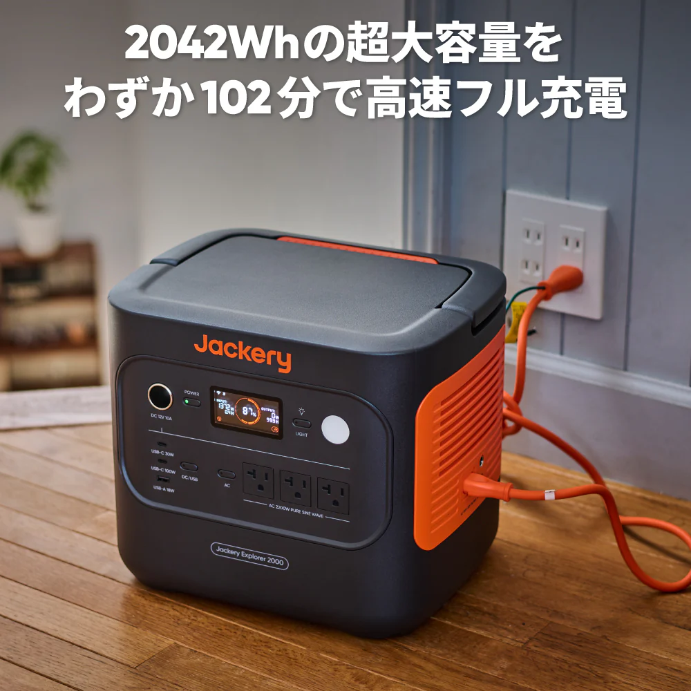 Jackery Solar Generator 2000 New 100W*2枚 ポータブル電源 ソーラーパネル - Image 4