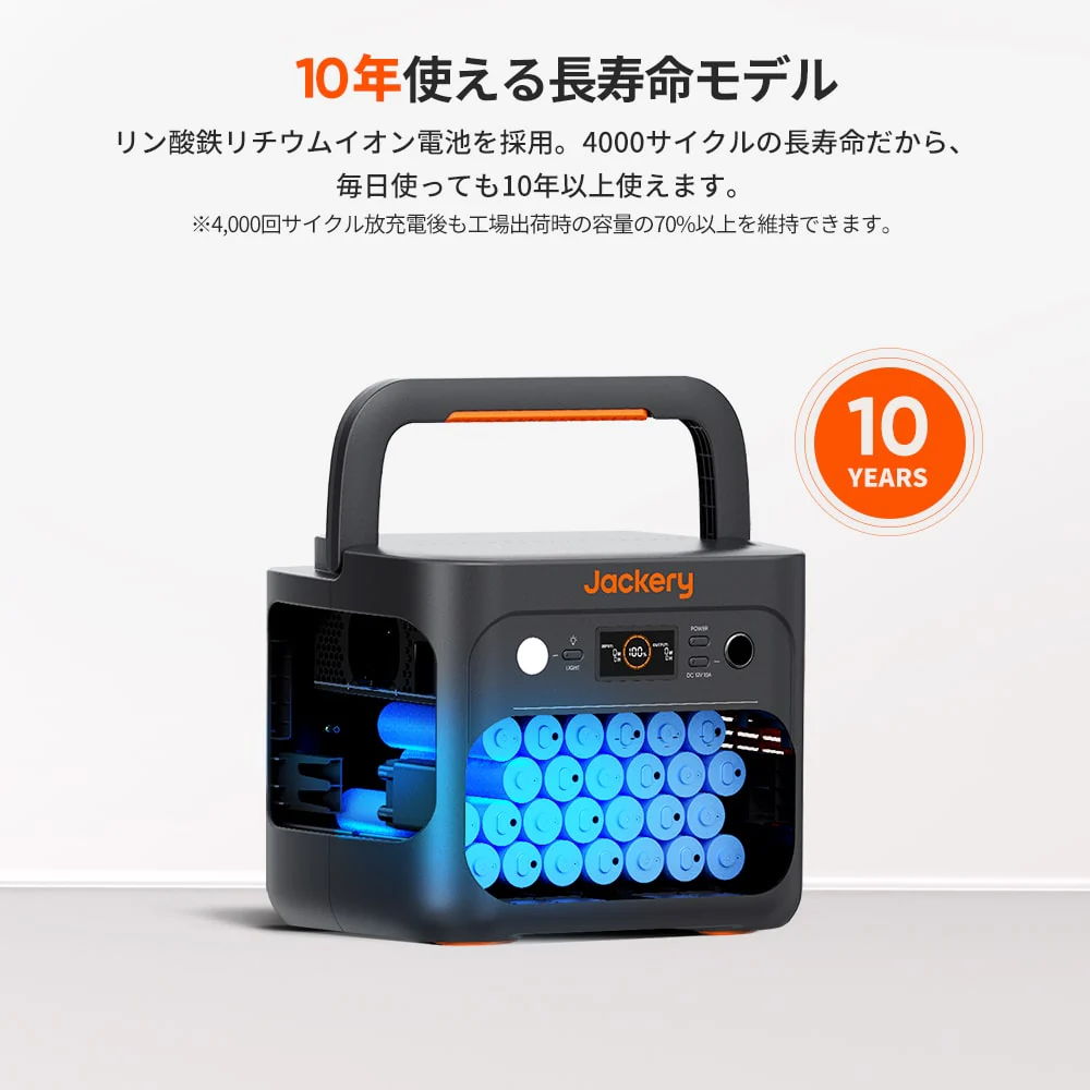 Jackery Solar Generator 1000 Plus ポータブル電源  セット - Image 9