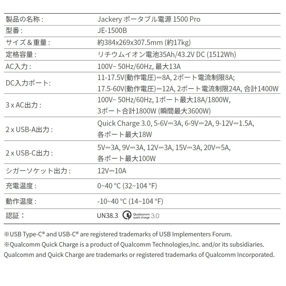 Jackery Solar Generator 1500 Pro ポータブル電源 ソーラーパネル セット - Image 13