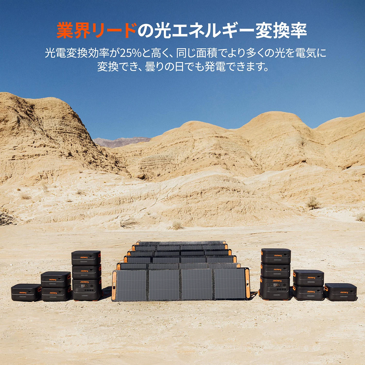 Jackery Solar Generator 2000 Plus ポータブル電源 セット - Image 3
