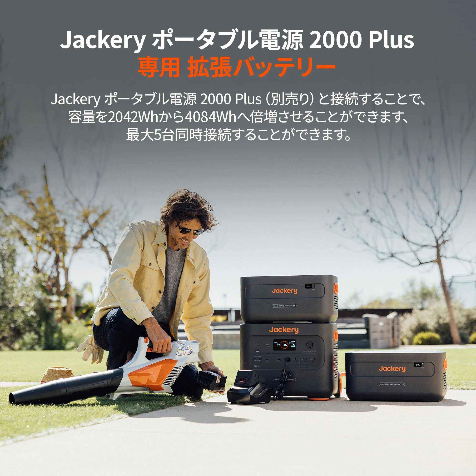 Jackery Solar Generator 2000 Plus ポータブル電源 セット - Image 5