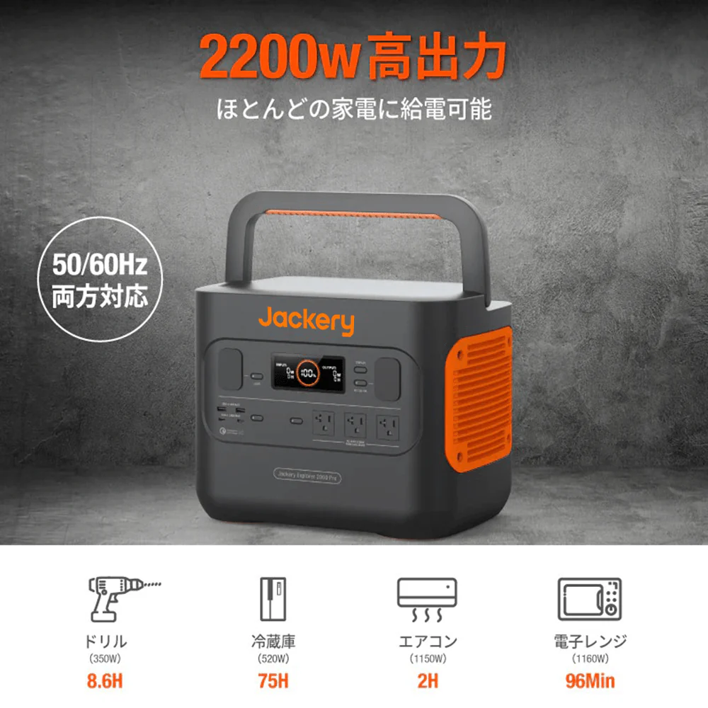 Jackery Solar Generator 2000 Pro ポータブル電源 ソーラーパネル セット - Image 5