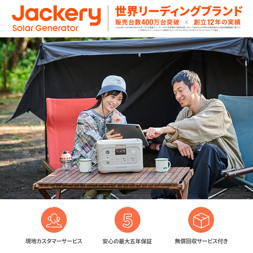 Jackery Solar Generator 600 Plus 100W ポータブル電源 ソーラーパネル（サンドゴールド） - Image 11